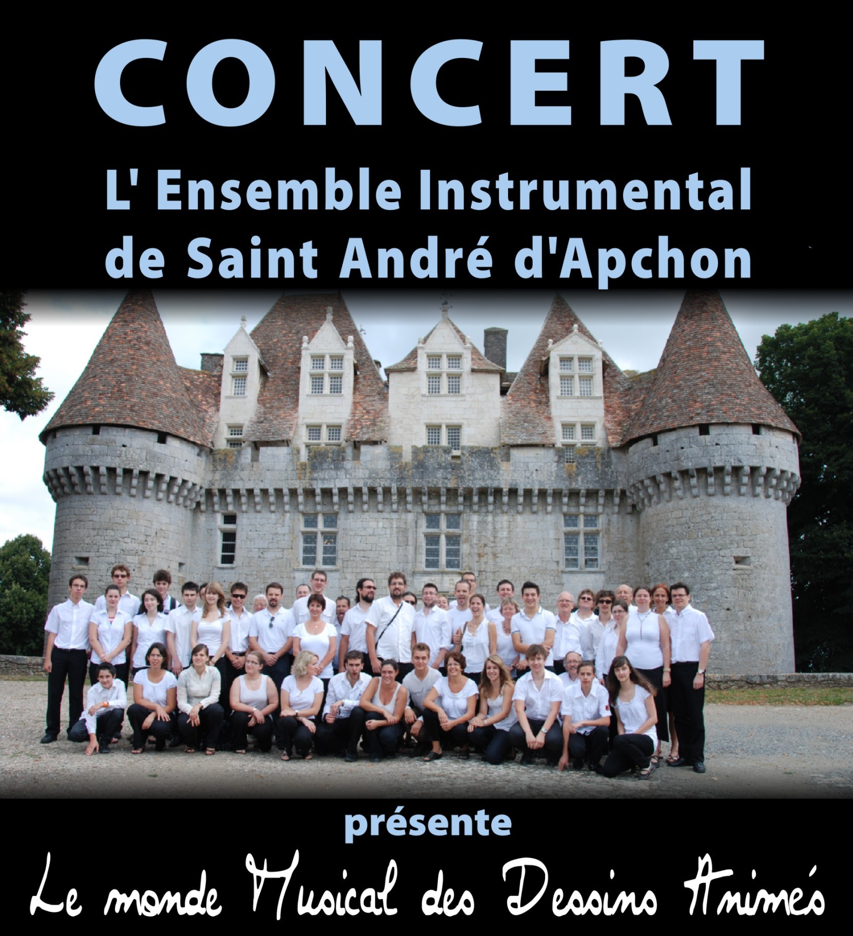 Harmonie de St André d'Apchon en tournée en Charentes Maritimes